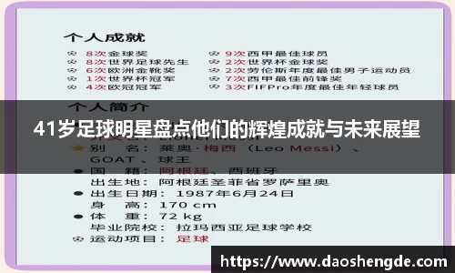 41岁足球明星盘点他们的辉煌成就与未来展望